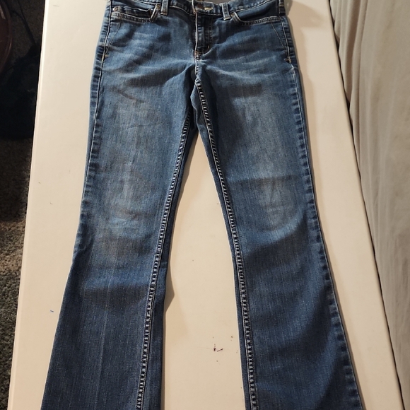 Carhartt Women's Straight Leg Blue Jeans - Picture 3 of 7